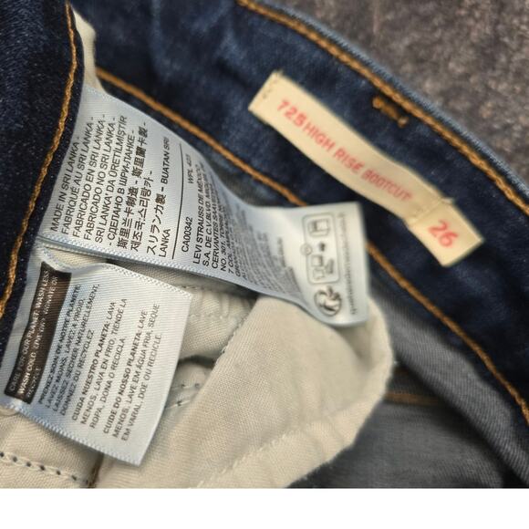 Levi's 725 Jeans Excellent Condition Size 26 - Picture 3 of 10